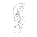 Lampa Attacco bracciolo - compatibile per  Kia Picanto (04/04>02/08)