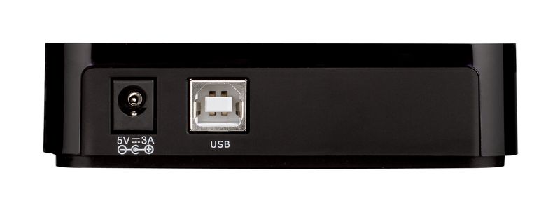 D-Link-DUB-H7-USB-2.0-Type-B-480-Mbit-s-Nero