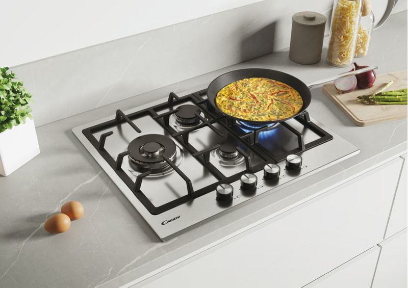 Candy-CHG6DWEX-Acciaio-inossidabile-Gas-4-Fornello-i-