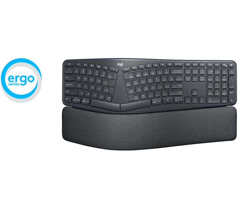 Logitech-Ergo-K860-tastiera-RF-senza-fili---Bluetooth-Spagnolo-Grafite