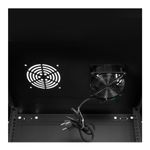 Aiten-Data-AI6606-Pensile-6U-profondita-600---Porta-in-vetro---Blocco-di-sicurezza---Include-vassoio-fisso-e-ventola-da-120-mm---Colore-nero