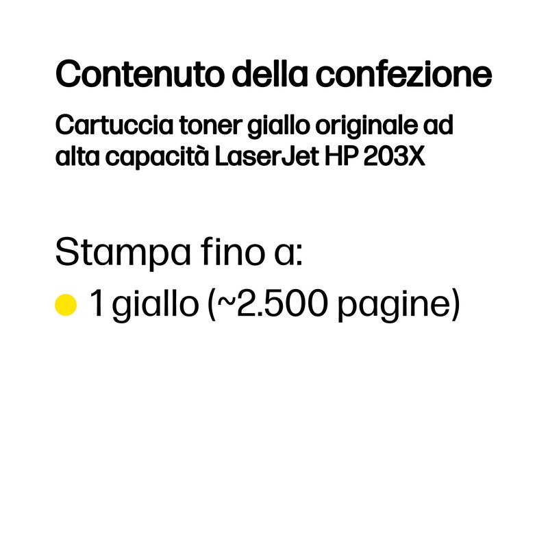 HP-LaserJet-Cartuccia-toner-giallo-originale-ad-alta-capacita-203X