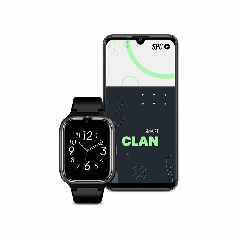 SPC-Smartee-4G-Senior-Smartwatch-Touch-Screen-da-17---Misura-Frequenza-Cardiaca-Passi-Calorie-ecc...---Protezione-IP68---Colore-Nero