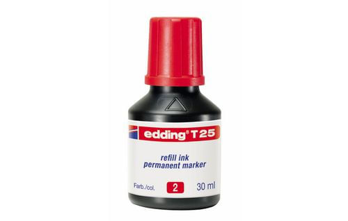 Flacone-di-ricarica-Edding-T25-per-pennarello-indelebile---Capacita-30-ml---Colore-rosso