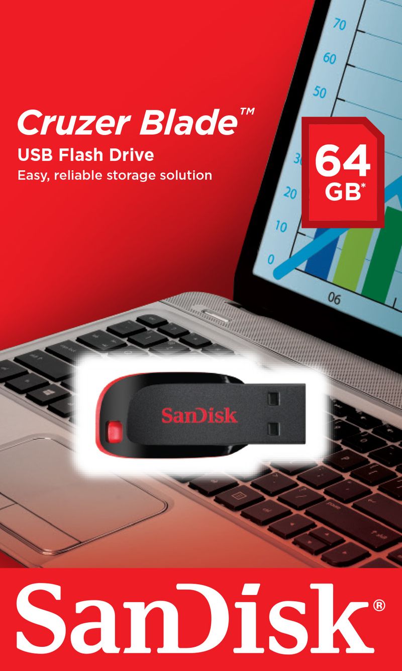 Sandisk-Cruzer-Blade-USB-2.0-64-GB-Memori