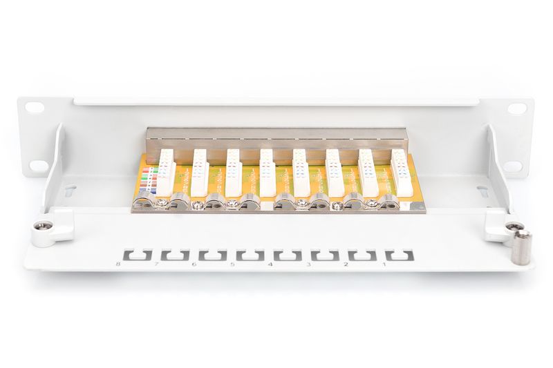 Pannello-Patch-10-8-Porte-Schermate-Categoria-6-Grigio