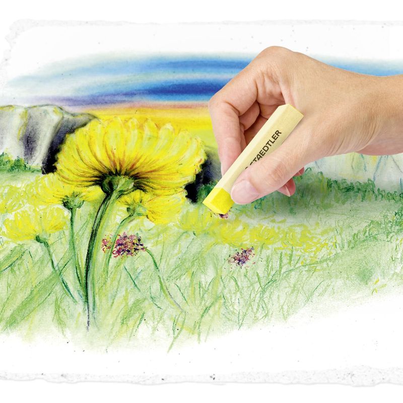 Staedtler-2430-Confezione-da-36-gessetti-pastello-morbidi---Eccellente-per-sfumare-i-colori---Solidita-alla-luce---Colori-assortiti