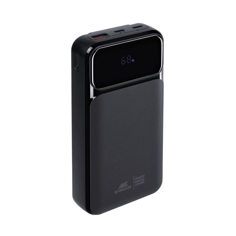 Battery-Bank--20000-Mah--225W-Fast-Charger-Con-3-Cavi-Integrati---Di-Cui-Type-C-Ed-Usb-Con-Funzione-Ricarica---Nera