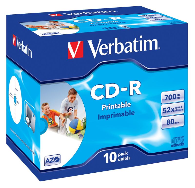 Verbatim-cd-r-azo-wide-inkjet-printable-700-mb-10-pz