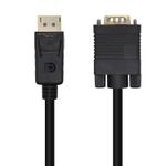 AISENS A125-0462 cavo e adattatore video 3 m DisplayPort VGA (D-Sub) Nero