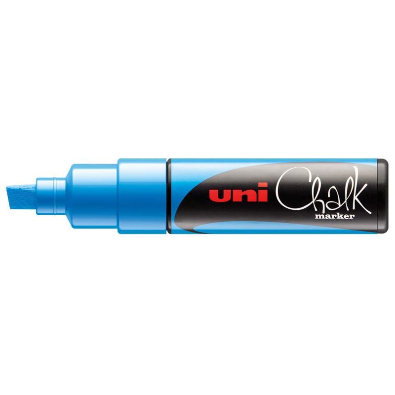 Uni-Ball-ChalkGlass-PWE-8K-evidenziatore-in-gesso-Scalpello-Azzurro-1-pz