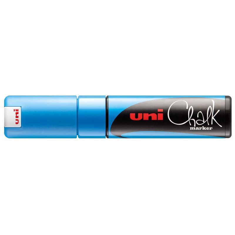 Uni-Ball-ChalkGlass-PWE-8K-evidenziatore-in-gesso-Scalpello-Azzurro-1-pz