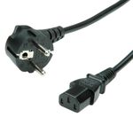 Secomp VALUE 19.99.1018 cavo di alimentazione Nero 1,8 m CEE7/7 Accoppiatore C13