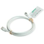 Roline-Green-U-Ftp-Datacenter-Patchcord-Cat.6A-Class-Ea-Lsoh-Tpe-Slim-Grey-0.15M