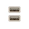 Nanocable-10.01.0304-cavo-USB-3-m-USB-2.0-USB-A-Beige