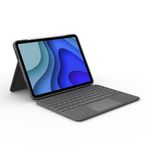 Logitech Folio Touch QWERTZ Deutsch Trackpad 18 cm 1 mm AppleGerman QWERTZ fr iPad Pro 11-inch  Blickwinkel 20-60  Beleu