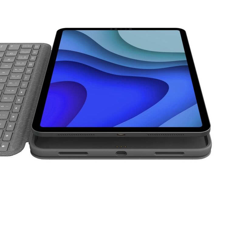 Logitech-Folio-Touch-Grigio-Smart-Connector-QWERTZ-Tedesco