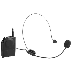 Trevi EM 408 R Set Microfoni ad Archetto e a Clip Wireless Senza Fili Vhf