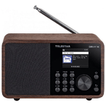 Telestar-TEL-DIRA-M14I--HOLZ--Portatile-Digitale-Nero-Legno