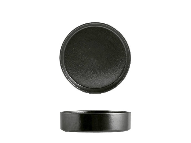 Piatto In Porcellana Black Cm16xh4 Crazystock Selection