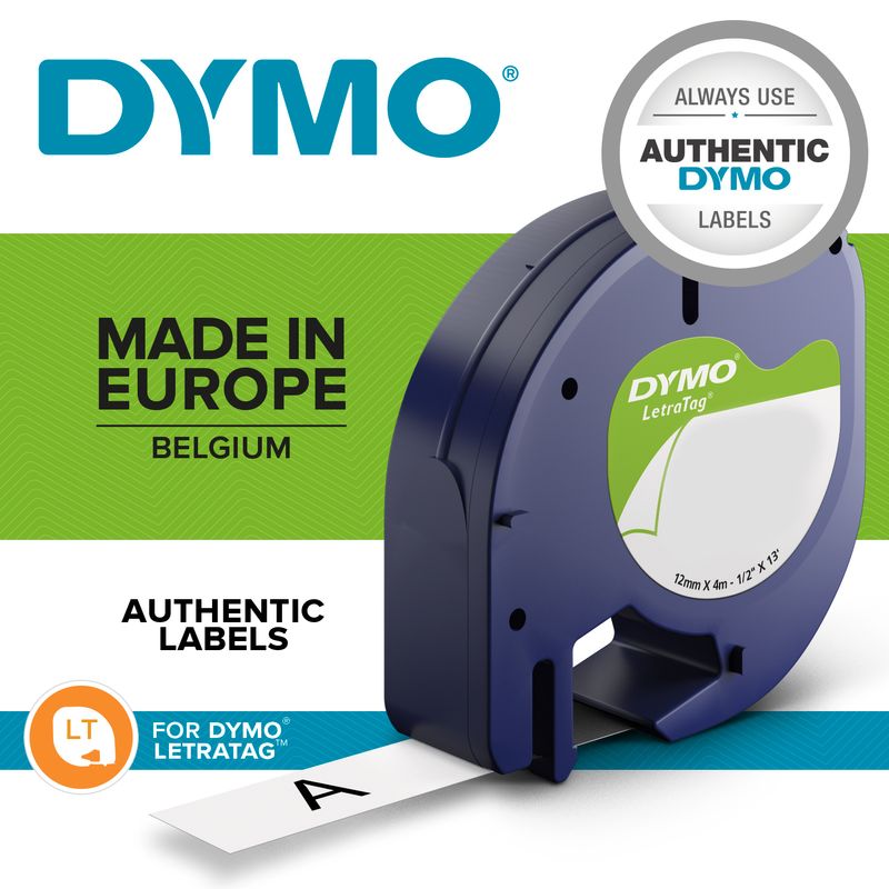 DYMO-LetraTag-LT-100H---Tape-stampante-per-etichette--CD--160-x-160-DPI-ABC--Dymo-LetraTag-LT-100H-Desktop-Label-Printer