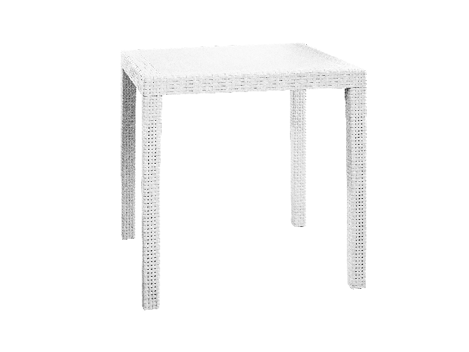 Tavolo-Quadrato-King-In-Resina-Bianca-79X79Cm