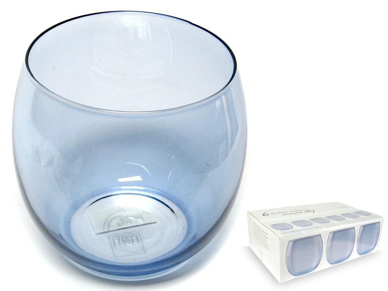 Pengo-Confezione-6-bicchieri-acqua-in-vetro-azzurro-bubbly-sky-46-cl