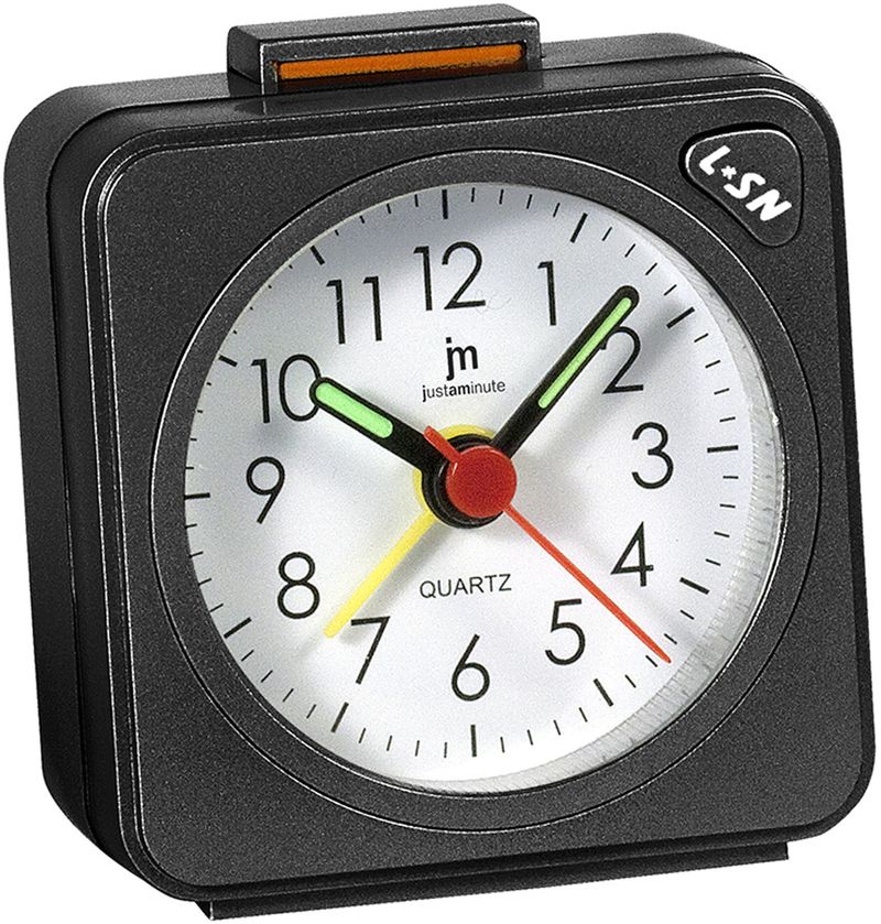 Lowell-Sveglia-JA7051S-JUSTAMINUTE-Con-funzione-snooze-Silver