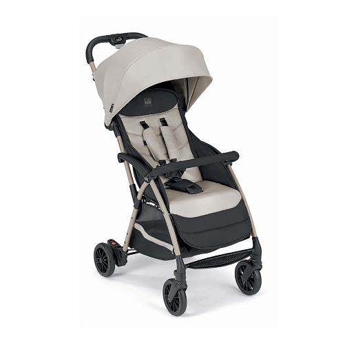 Passeggino-Giramondo-Beige---Leggero-e-Compatto