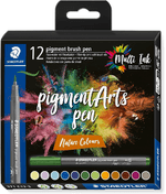 Staedtler-371-Confezione-da-12-Pennarelli-con-Punta-Morbida---Colori-Vividi-e-Brillanti---Non-Ingiallisce-nel-Tempo---Nu