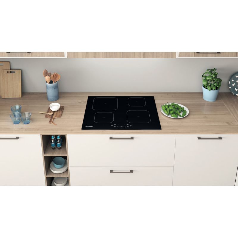 Indesit-IS-83Q60-NE-piano-cottura-Nero-Da-incasso-59-cm-A-induzione-4-Fornello-i-