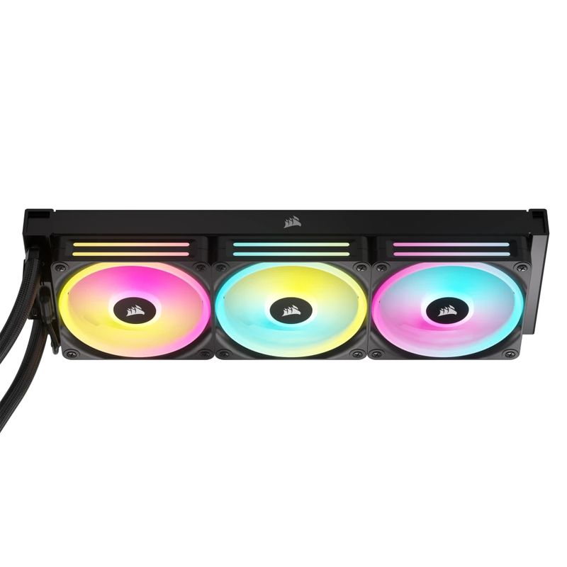 Corsair-H150I-Processore-Kit-di-raffreddamento-a-liquido-12-cm-Nero--CORSAIR-ICUE-LINK-H150I-RGB-LIQUID-BLK-