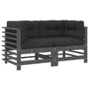 vidaXL-Divani-Angolari-con-Cuscini-2-pz-Legno-Massello-di-Pino-Grigio