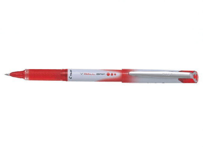 Penna-Pilot-a-inchiostro-liquido-V-Ball-Grip-07---Punta-conica-a-sfera-07-mm---Corsa-05-mm---Impugnatura-in-gomma---Co