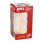 Apli Holographic Star Gomets 195 mm - 1416 unità per rotolo - Ideale per le attività dei bambini - Soddisfa gli standard di qualità e sicurezza