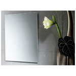 Gedy Specchio Senza Luci Senza Cornice Silver-Alluminio-Incolore-Trasparente Metallo 65x50x2 Cm