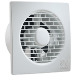 Vortice Punto Filo Monoforo 120-5 T Aspiratore Da Muro Mm.150X120 Con Timer Bianco