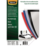 Fellowes Pacchetto Fellowes di 50 coets polipropilene A4 - 700 micras - alta qualità - colore nero