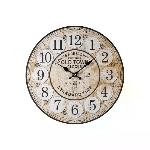 Lowell Orologio da Parete 33cm Old Ocra