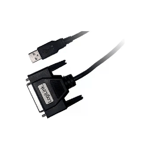 LogiLink-USB---D-SUB-25-Adapter-Cable-1.8m-18-m-D-sub--DB-25--Nero