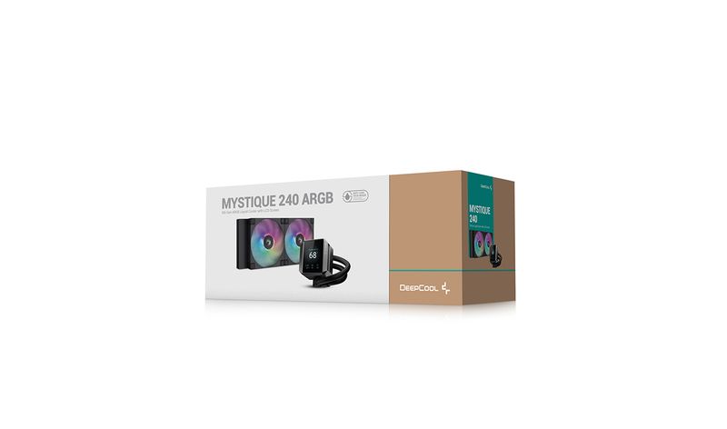 DeepCool-MYSTIQUE-240-ARGB-Processore-Raffreddatore-di-liquidi-tutto-in-uno-12-cm-Nero-1-pz