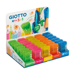 Giotto Confezione 30 Temperamatite 3in1