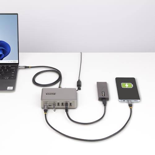Hub-USB-C-3.0-StarTech.com-a-10-Porte-con-Alimentatore-da-65W