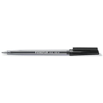 Staedtler Stick 430 Penna a sfera con cappuccio - Punta 035 mm - Inchiostro indelebile - Colore nero