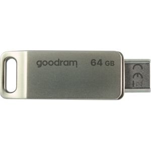 Goodram ODA3 unità flash USB 64 GB USB Type-A / USB Type-C 3.2 Gen 1 (3.1 Gen 1) Argento