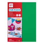 Appli Eva multicolore A4, 5mm - 4 foglie spesse - rosso, giallo, verde e blu