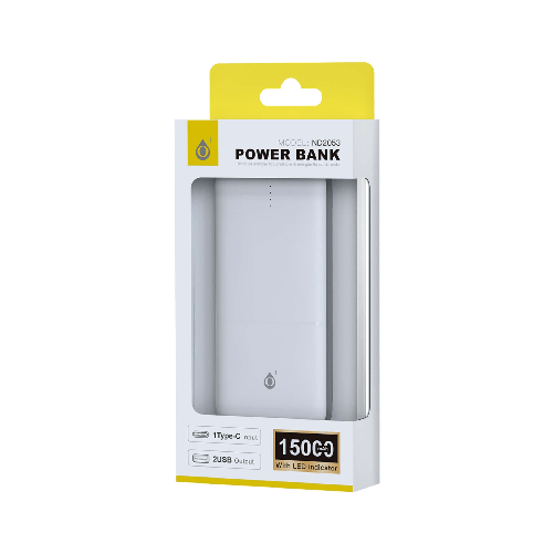 One Plus ES POWER BANK OMAR FAST CHARGE 15000 mAh BIANCO - 55,5 Watt - ND2053