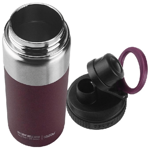 Asobu-Alpine-Flask-Trekking-530-ml-Acciaio-inossidabile-Borgogna