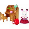 SYLVANIAN-FAMILIES--CONIGLIO-SORELLA-CIOCCOLATO-SET