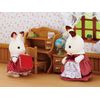 SYLVANIAN-FAMILIES--CONIGLIO-SORELLA-CIOCCOLATO-SET